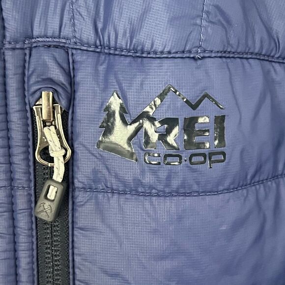 REI CO OP Woman’s lightweight Blue Packable Jacket Size Small - Picture 5 of 12